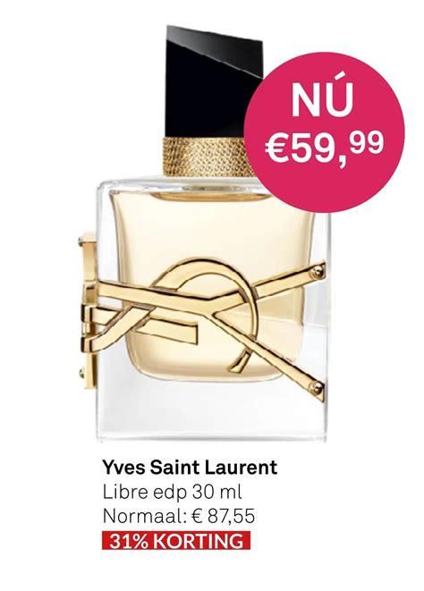 libre yves saint laurent aanbieding